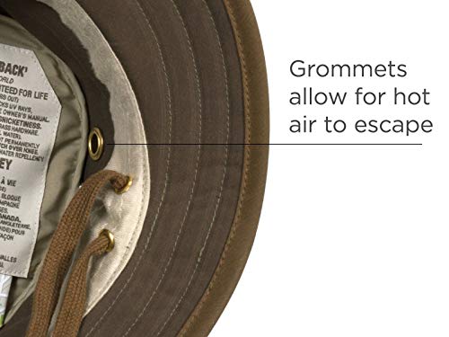 Tilley Twc7 Washable Outback Waxed Cotton Sun Protection Guaranteed For Life Hat (Green, 7 3/8) #TOP2