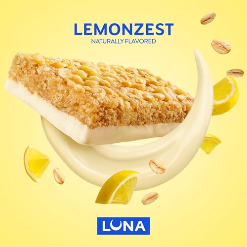 LUNA Bar - LemonZest Flavor - Gluten-Free - 7-9g Protein - 1.69 oz., 6 Bars - image 3