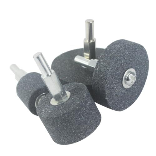 Luo Ke ASSORTED GRINDING STONE 𝐋𝐮𝐨 𝐤𝐞 4 Pcs Mounted Grinding Stone - 1/4 Inch Shank Assorted Shape Grinding Stones Sharpening Wheel For Rotary Tools, Drill thumb #4