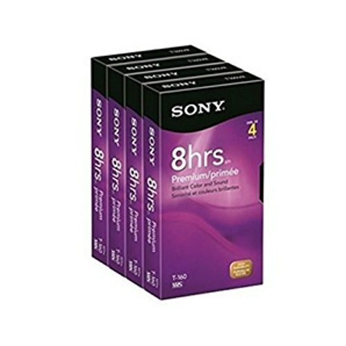 Sony 4T160VF 160-Minute VHS 4-Brick - Thumbnail 2