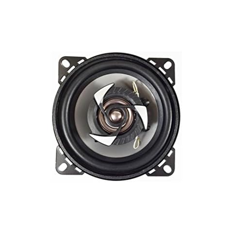 SUB ZERO SS3325 Ice 4-inch Coaxial 150W Speakers for In-Car Stereo Music, Black Cover