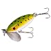 Arbogast G655-06 Jitterbug Clicker 3, 5/8 oz, Frog White Belly