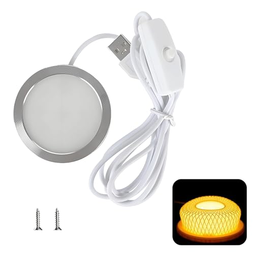 Il Kit di Illuminazione della Lampada a LED per Modelli di Lampade Stampate in 3D, Compatibile con Bambu Lab LED Lights Model 001, per Paralumi Personalizzati, Facile Installazione