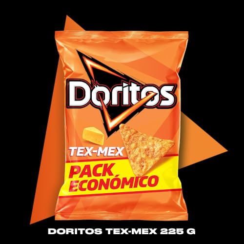 Miniatura 4 de Doritos Tex Mex, Nachos Con Sabor A Queso, Producto De Aperitivo, Bolsa Familiar, 225 Gr