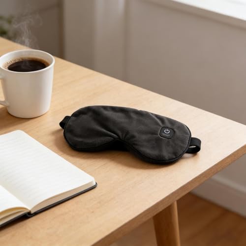 Coussin de compression pour les yeux fatigués avec arrêt automatique lavable