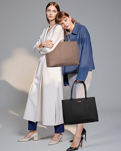 LOVEVOOK Laptop Bag for Women, Computer Work Tote Bag, Business Shoulder Handbag, Office Briefcase for Gift, Travel, Teacher2