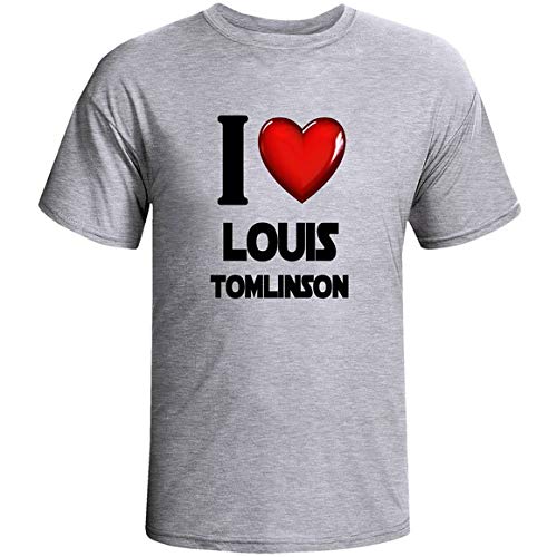 Camiseta E Babylook Louis Tomlinson Camisa Blusa Cantor Eua (Babylook - M, Cinza)