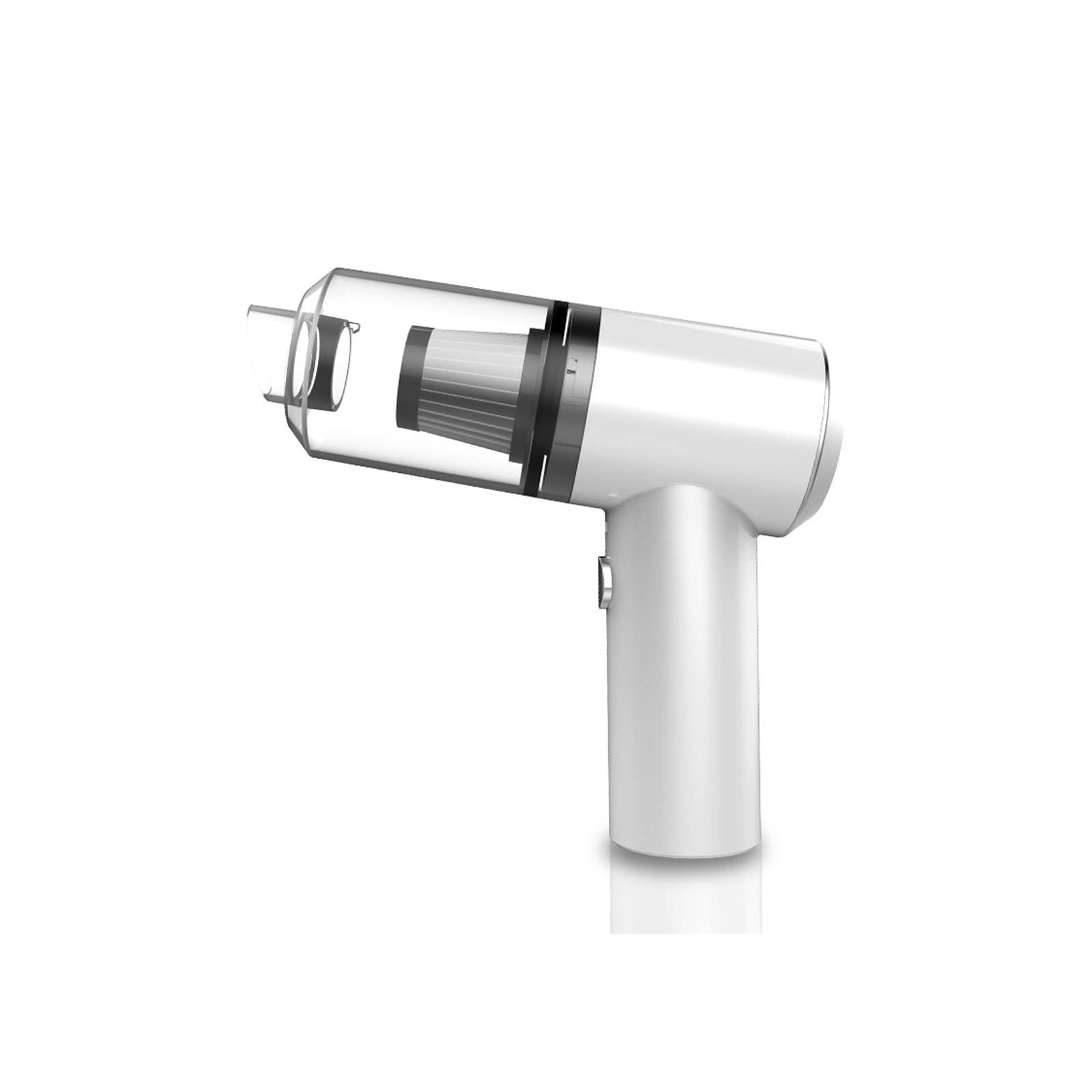 Aspirateur de sol dur sans fil pour voiture et maison compact à double usage blanc