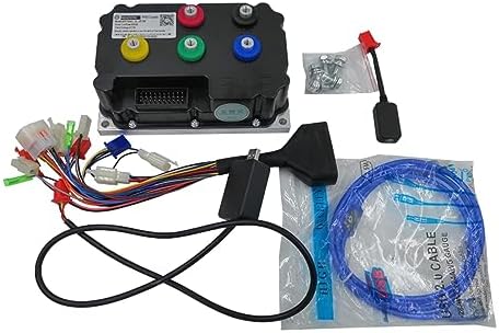 Electric Bike Controller 8000W Electric Scooter Motorcycle Controller FOC Sinewave ND72850 with Regenerative Braking Function and Blue-Tooth