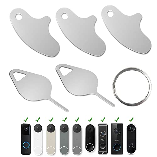 ﻿ 5 Pack Doorbell Key Replacement,Doorbell Opening Pin Tool, Security