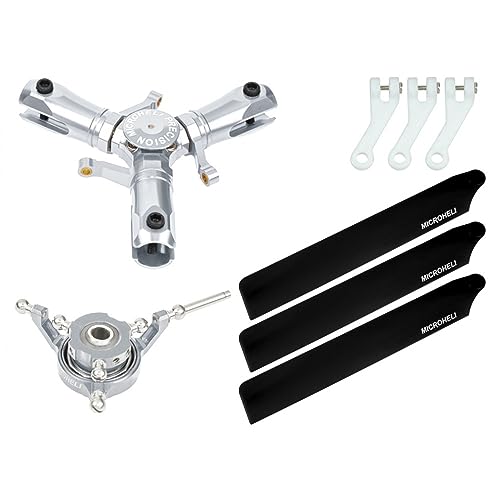 MICROHELI CNC Triple Carbon Plastic Blades Conversion Set - OMP Hobby M1 / EVO
