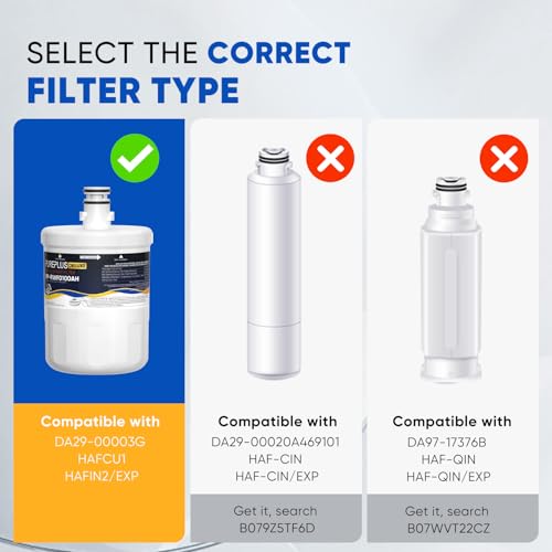 PUREPLUS NSF/ANSI 401, 53, 42 & NSF P473 Certified Replacement for LG LT500P, ADQ72910901, GEN11042FR-08, Kenmore 9890, 469890, HDX FML-1, ADQ72910907 Refrigerator Water Filter, 1Pack