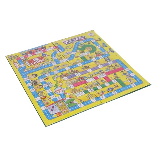 Image of Ratna's Picnic Junior Board Game for Family, with Pegs, Dice, Cards and Game Money, Educational Games for Kids Age 5+ Years