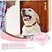 LIOOBO Decorative Puppy Food Bowl Sturdy Material Raised Dog Food Bowls for Dogs Easy to Clean