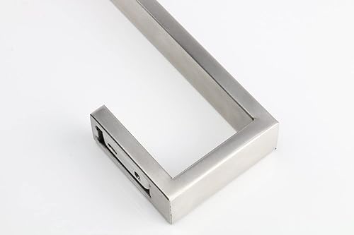 Miniatura 4 de TocTen Toallero de Baño - Base Cuadrada Engrosada de Acero Inoxidable SUS304 Barra de Toallas para Baño, Accesorios de Barra de Baño Varilla de