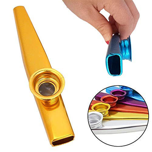 Lot de 6 Métal Kazoo Instruments de Musique, Métal Kazoo de Musique flûte Kazoo, Diaphragme Kazoo de Musique Instrument… - Les Beatles, Paul McCartney, John Lennon, RIngo Starr, George Harrison Lot de 6 Métal Kazoo Instruments de Musique, Métal Kazoo de Musique flûte Kazoo, Diaphragme Kazoo de Musique Instrument… – Image 4
