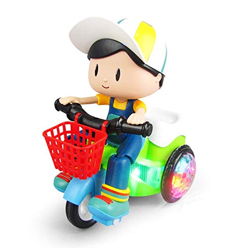 VGRASSP Stunt Tricycle Boy - Bump and Go with 4D Lights - Dancing Toy for Kids - Battery Operated (B08DM2GX3R) Amazon Price History, Amazon Price Tracker