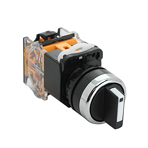 Shopcorp 22Mm Control Station Box Set - Includes N/O Small Momentary Push Buttons (Red And Green), 2-Position Maintained Selector Rotary Switch And Stay-Put Mushroom Head Emergency Push Button #TOP3