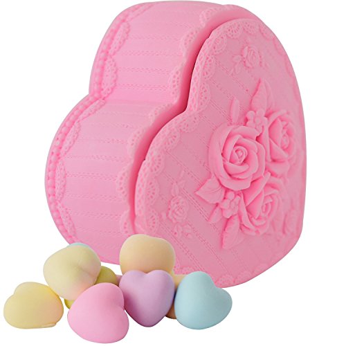 Unique Heart Gift Ideas for Women - Jumbo Love Heart Shape Soap Box – Special Romantic I Love You Present For All Occasions