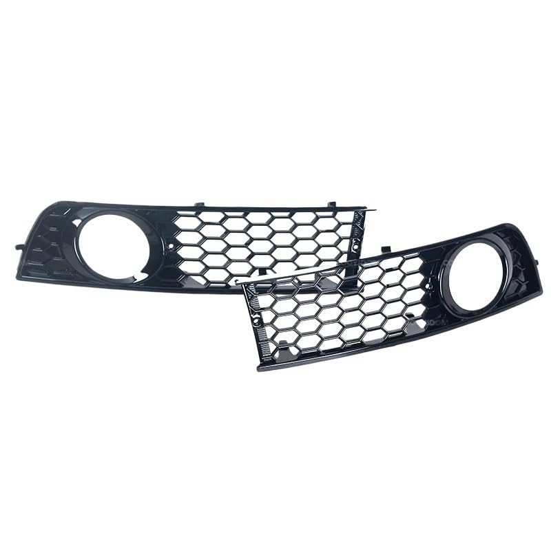 Rejilla antiniebla delantera de panel hexagonal para tapas de parachoques Audi A4 B6 01-05 5