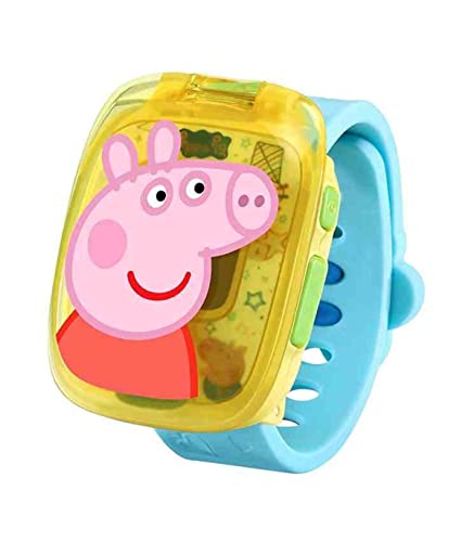 VTech - Relógio de brinquedo Peppa Pig, cor azul, único (3480-526067)