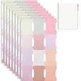 96 Stück Selbstklebende Register Beschreibbare Seitenmarkierungen Monatliche Haftnotizen Tabs Aufkleber für Bücher Akten Klassifizierung Beschriftung Organisation