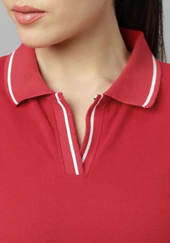 Image of Wear Your Opinion Womens Premium Pique Polo Collar Neck T-Shirt Womens Premium Pique Polo Collar Neck T-Shirt (Design: Tipped Polo)