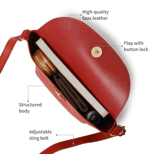 Image of Fastrack Puff Sling with Detachable Pouch | Faux-Leather Women's Handbags | Sling for Casual Carry