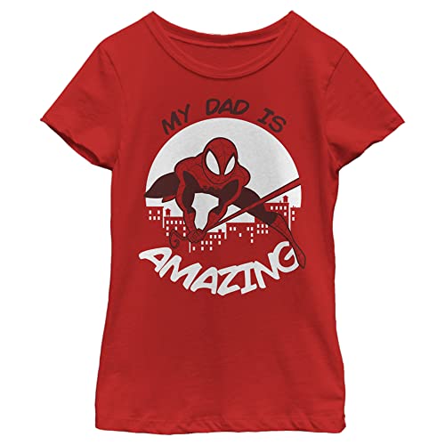 Marvel Girl's My Dad is Amazing T-Shirt