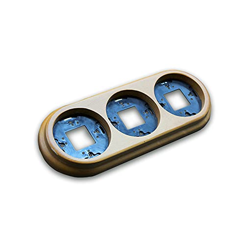 Einzelner Rahmen, holzfarbene Oberfläche (dreifacher Rahmen, holzfarben)