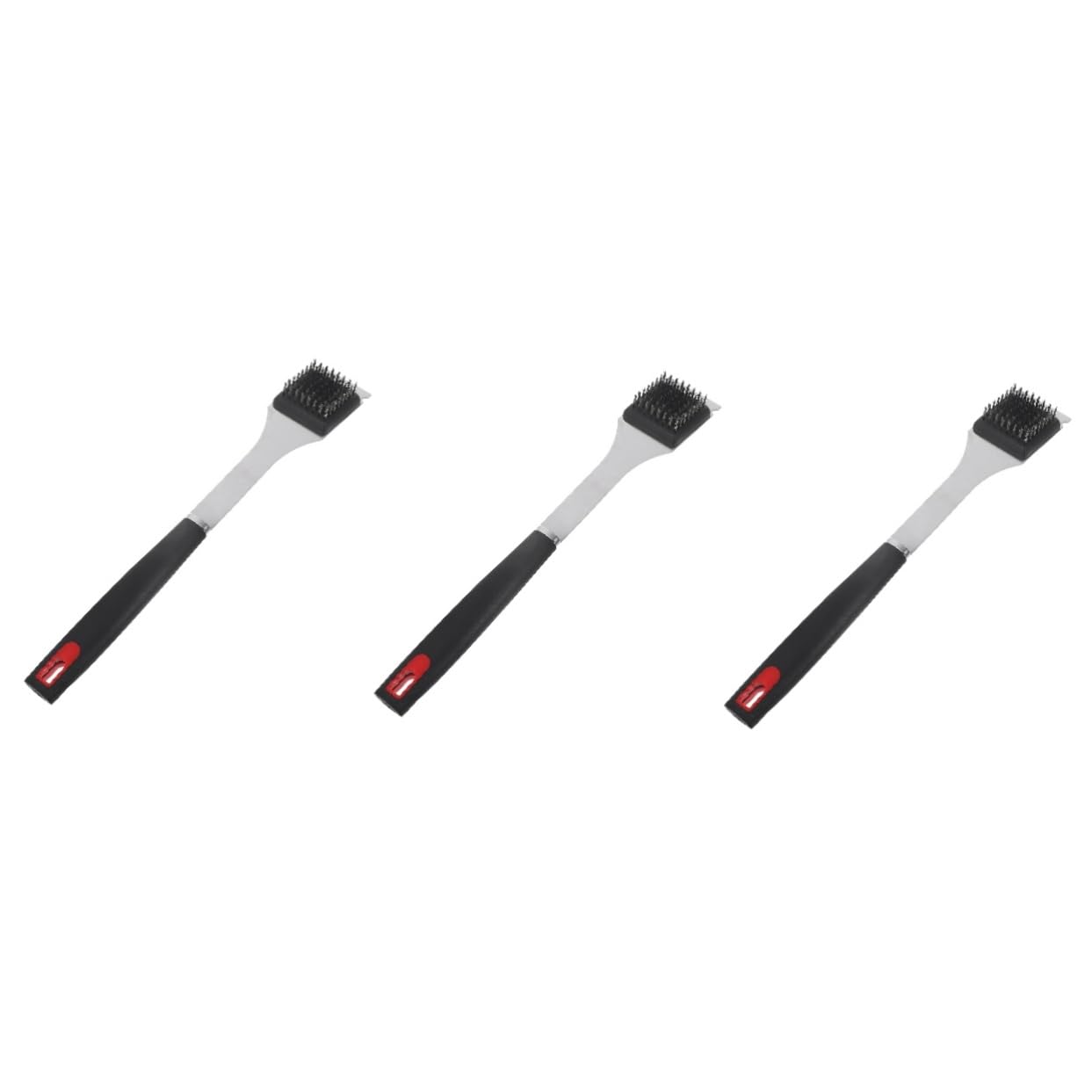 Toddmomy 3 Piezas Cepillo para Parrilla Depuración Accesorios para Asar a La Parrilla Cerda Limpiador De Parrillas Multifuncional Cepillo De Limpieza Parilla Acero Inoxidable
