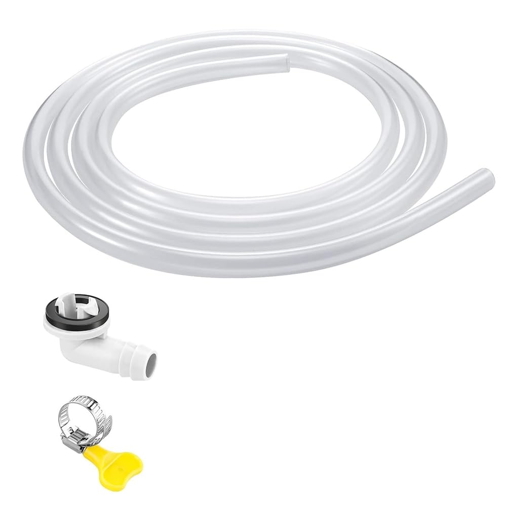 Aundhegrtt 10ft Air Conditioners Window Drain Hose Kit - AC Hose Connector Replacement for Universal Air Conditioners