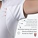 Women's Sweatproof Undershirt - Cotton Scoop Neck T-Shirt with Underarm Sweat Pads - Original Fit - Aluminum-Free Alternative - White - Medium
