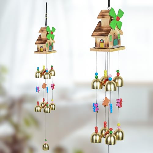Windchime with 9 Bells with mini Home Unique Wind Chimes