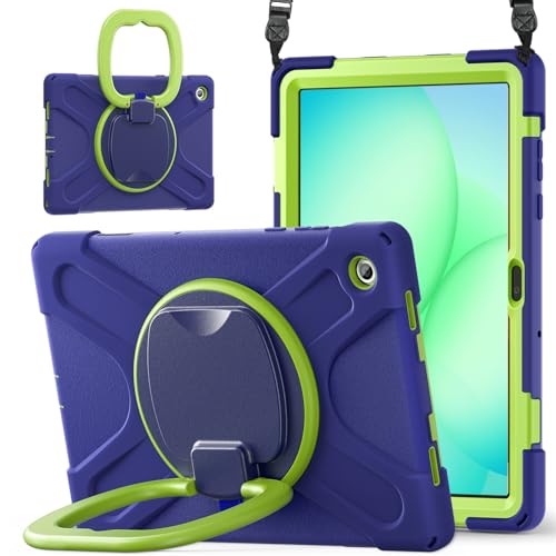 Housse Samsung Galaxy Tab A11+ JZ rotative avec sangle de transport et poignée main