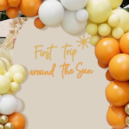 Autocollant First Trip Around the Sun décoration anniversaire 1 an - 3