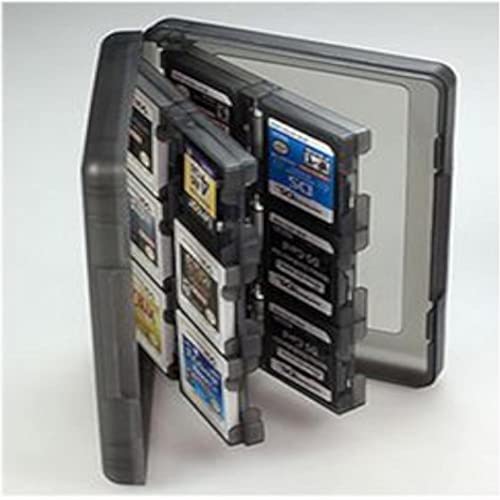 MOOKEENONE Caixa de cartucho com suporte de cartão de jogo 28 em 1 para acessórios Nintendo DS