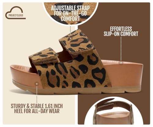 Image of Project Cloud Girls Sandals with Adjustable Buckle Wedge Sandals 2026