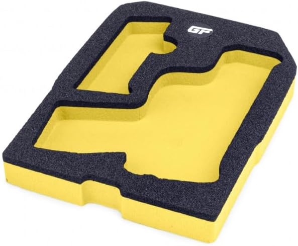 GunFoam Insert to fit S&W M&P9 Shield Subcompact, Polyethylene Foam for Gun Case, Custom Made Insert Replacement for Lifepod 1.0 Hard Case, Pistol Safe Storage.