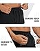 CRZ YOGA Men's Linerless Workout Shorts - 5'' Lightweight Quick Dry for Running Sports Athletic Gym with Pockets Black X-Large