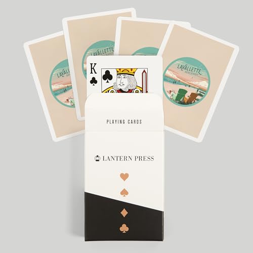 Lantern Press Lavallette, Baraja Póker 52 Cartas miniatura 6