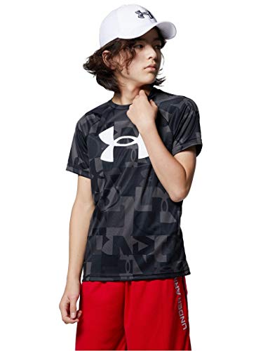 [アンダーアーマー] UA TECH BIG LOGO PRINTED SHORT SLEEVE T-SHIRT Black / / White YXL（Amazon）