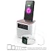 iHome iPL24 Dual Alarm FM Clock Radio with Lightning Connector for iPhone 5/5S/SE 6/6Plus 6S/6SPlus w/USB Out Charging- Rose Gold
