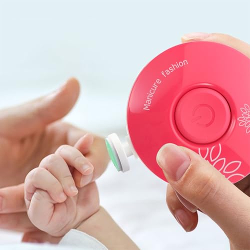 Kit manucure électrique pour bébé et enfant avec 3 têtes de meulage interchangeables - 7