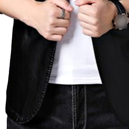 Blazer de cuero para hombre DGHM-JLMY miniatura 5