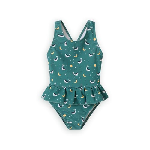 Design moderne et couleurs joyeuses pour ce maillot de bain fille unique
