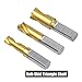 Yakamoz 3Pcs Spot Weld Drill Bit Set CO Cobalt Spot Weld Cutter Titanium Coated Spot Welding Drill Bits Spotweld Removal Tool 1/4-inch, 5/16-inch and 3/8-inch