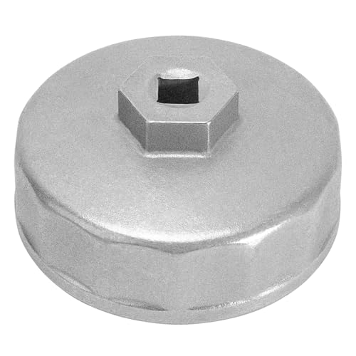 ELECHOI 74mm 14Flutes Oil Filter Cap Wrench Removal Tool Socket...