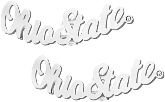 PicturesOnGold.com Officially Licensed Pair Of Ohio State Script Earrings