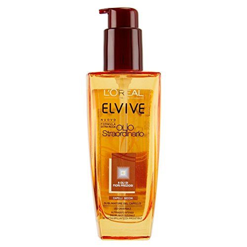 L'Oréal Paris Elvive Olio Straordinario Jojoba, Sublimatore del Capello, Nutrimento intenso per Capelli molto Secchi, 100 ml
